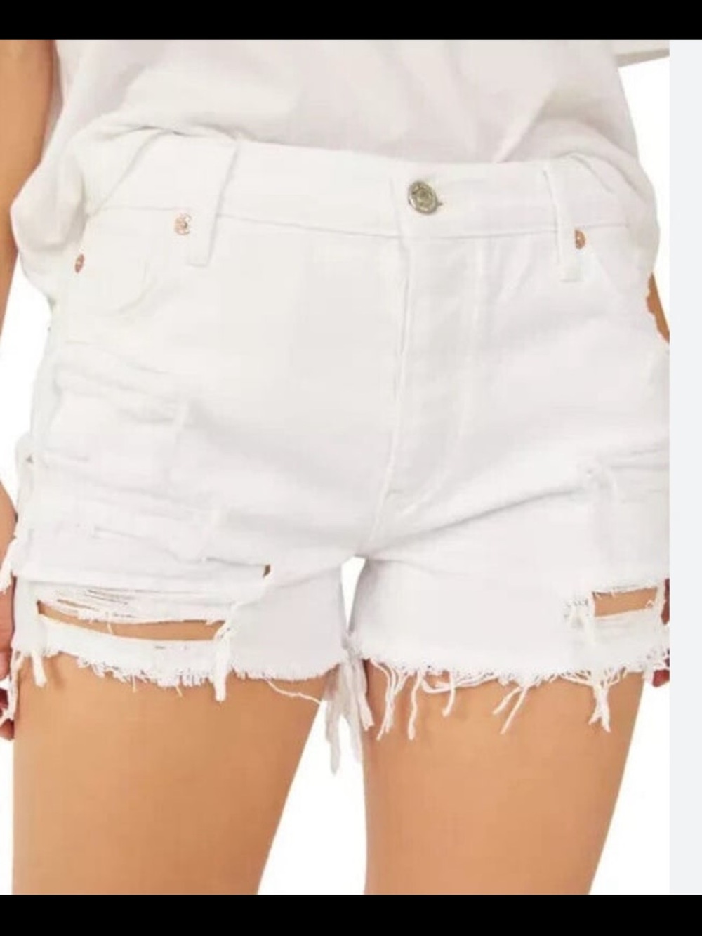 Free People Maggie Mid-Rise Shorts.Size 27”